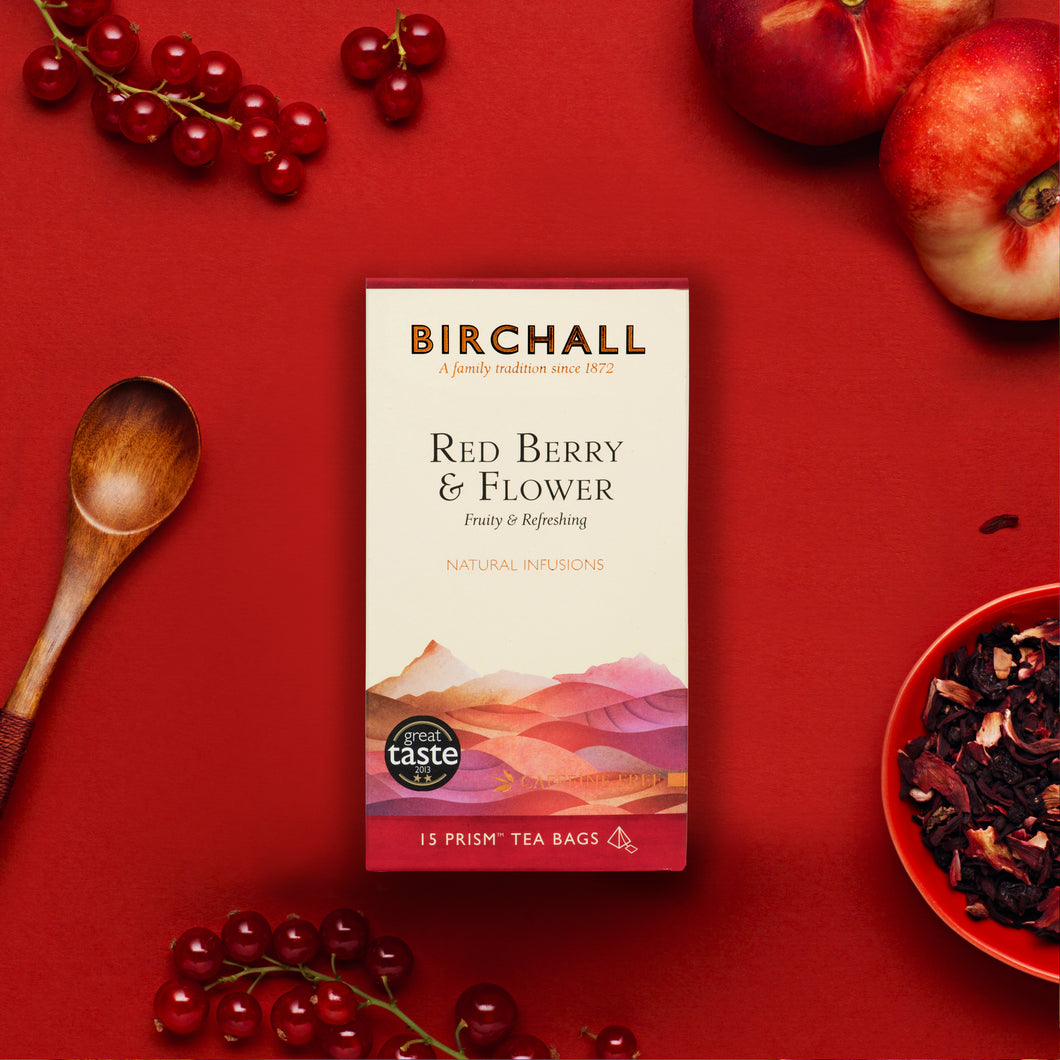 Red Berry & Flower 15 Plant Based Prism Tea Bags