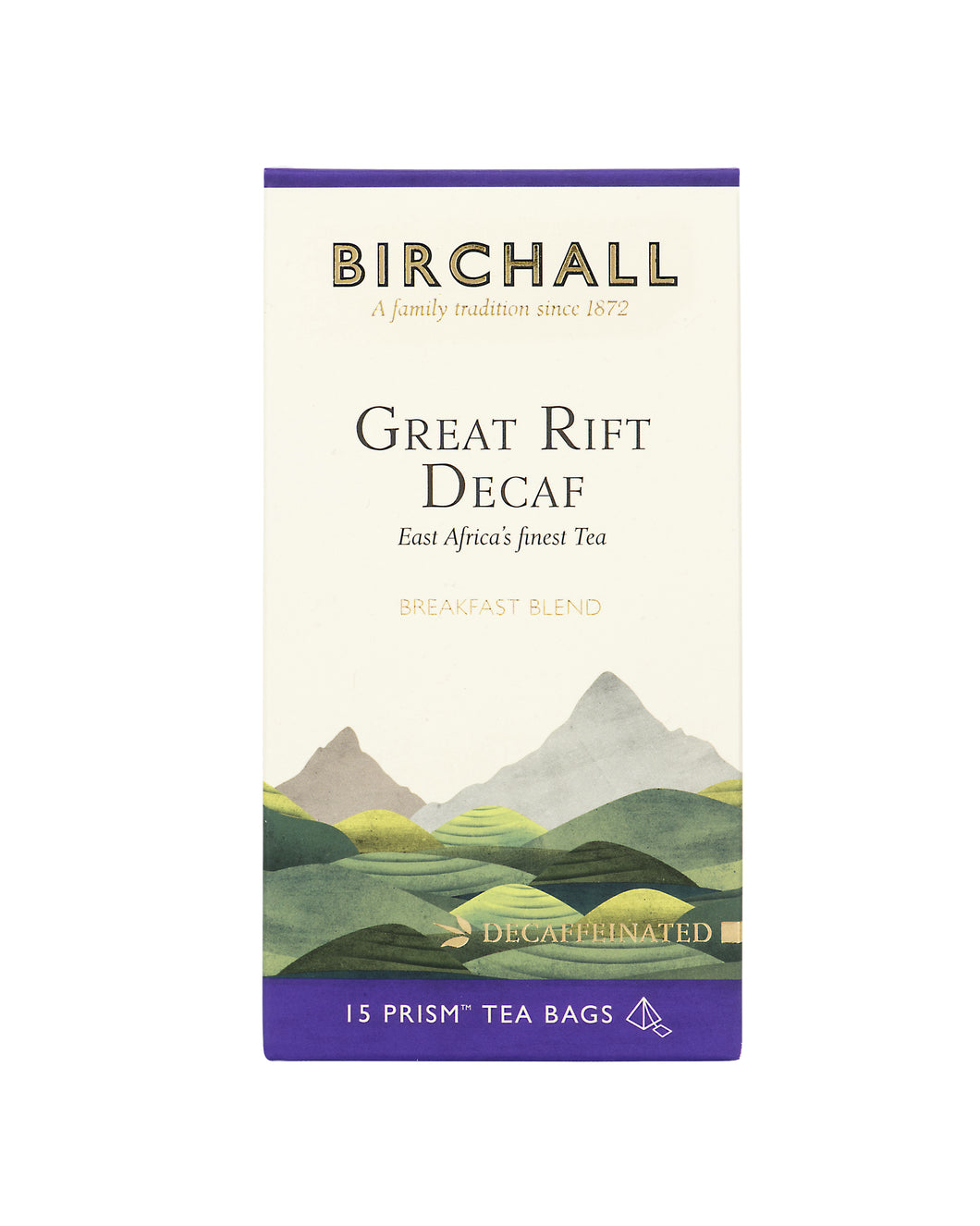 Great Rift Decaf 15 Plant Based Prism Tea Bags